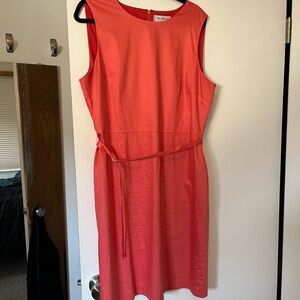 St. John Coral Midi Dress
